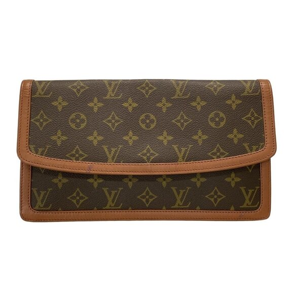 Auth LOUIS VUITTON Pochette Dame PM M51812 Monogram - 844 Clutch Bag - Picture 1 of 9